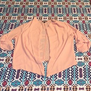 Torrid cropped sheer blazer size 00